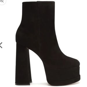 Schutz Black Booties NWT